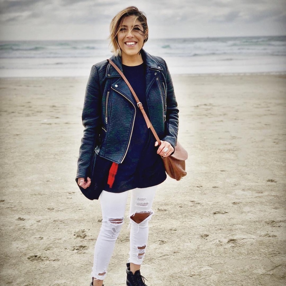 Free People Vegan Leather Jacket